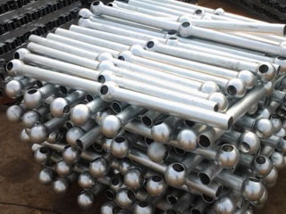 熱鍍鋅球型柱欄桿 熱鍍鋅球型柱欄桿